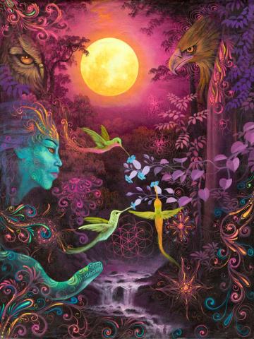 Obraz Mystická jungle z Peru